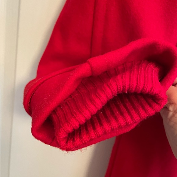 Orvis Women’s Red Wool Coat size M - Picture 7 of 8